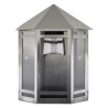 Demi applique Inox E27 60W - I Watts