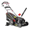 Tondeuse thermique autotractée 144.3cc - 46cm livrée avec 2 lames + mulching - Gardeo Pro